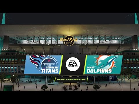 Titans Vs Dolphins Week 14 Simulation (Madden 24 Rosters) - YouTube