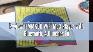 Review TIMMKOO WiFi Mp3 Player with Bluetooth, 4.0 inches Full Touch Screen Mp3 Mp4 Player with WiFi