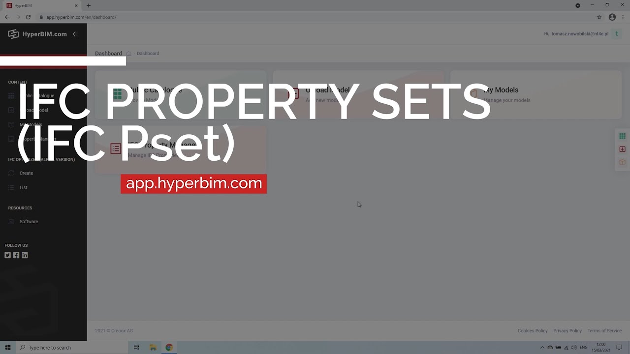 Hyperbim Ifc Property Sets Youtube
