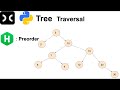 Preorder Traversal | HackerRank | Tree | Recursion | Python