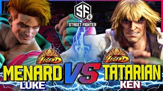 SF6 ▰ MENARD (Luke) vs CHRIS TATARIAN (Ken) ▰ Street Fighter 6 High Level Gameplay