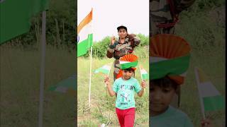 बच्चे की देशभक्ति 🇮🇳 Salute to Indian Army #shorts #army #deshbhakti #viral #independenceday