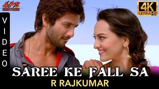 Saree Ke Fall Sa - R Rajkumar Hindi HD 4K Video Song | Shahid Kapoor , Sonakshi Sinha