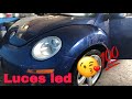 Como instalar luces Led a un Vocho ( Bettle)