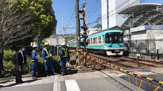 【残り2本‼︎ 京阪800系旧塗装】801F 京津線びわ湖浜大津行き　京阪山科発車