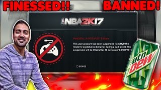RONNIE 2K BANNED ME WTF!!! I DID NOTHING WRONG IN NBA 2K17! @RONNIE2K  HATES YOUTUBERS! EXPOSED!