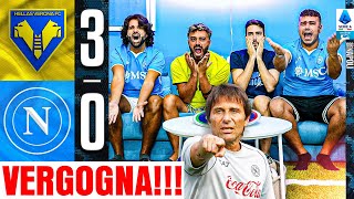 🤬 VERGOGNA!!! VERONA 3-0 NAPOLI | LIVE REACTION NAPOLETANI HD