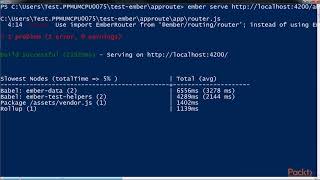 Ember.js 3.x Web Development Recipes : Defining an Application Route | packtpub.com