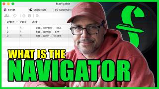 Final Draft 13: What Is The Navigator? #screenwriting #finaldraft #howto
