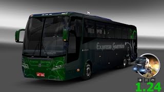 euro truck simulator 2 (ets2) v1.24 {mod EAA bus v4.0} [part 4] : elegance 360 expresso guerreiro