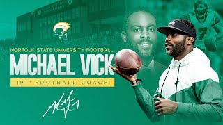 Norfolk State Football Head Coach Introductory Press Conference - Michael Vick