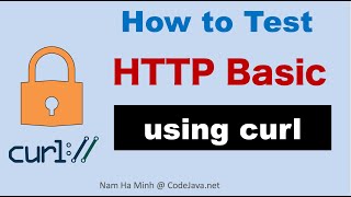Test HTTP Basic authentication using curl in command line