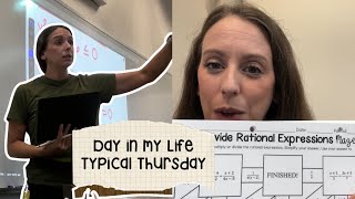 A Day in the Life of a High School Math Teacher #dayinthelife #highschoolmathteacher #mathteacher