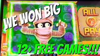 Amazing JACK POT 163x our .75 CENT BET!!!!  Mo' Mummy SCARY WIN at The Venetian Casino Las Vegas VMC