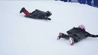 Racing like penguins at Holiday Valley in Ellicottville