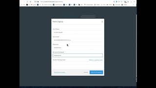 Creating a Parent Canvas Account