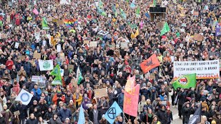 Recap 21.02. - Großdemo zur Bürgerschaftswahl - #HamburgWähltKlima