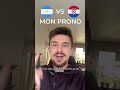 mon prono pour argentine croatie 🇦🇷 🇭🇷 c’est quoi le tien coupedumonde2022