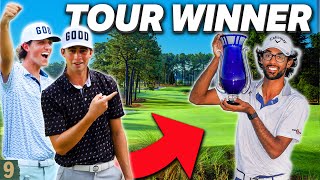 We Challenged a Kornferry Tour Winner To a 2v2 Match