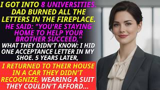 My Parents Burned My Acceptance Letters—I Kept One They Didn't Find