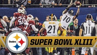 Santonio Holmes Incredible Game-Winning TD in Super Bowl XLIII | Pittsburgh Steelers