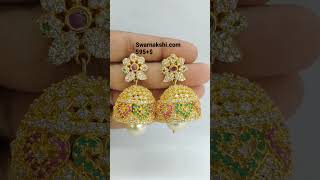 CZ Jhumkas