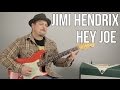 Jimi Hendrix Hey Joe Guitar Lesson + Tutorial