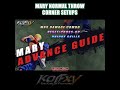 Mary Corner Slide Setup | The King of Fighters XV | KOFXV