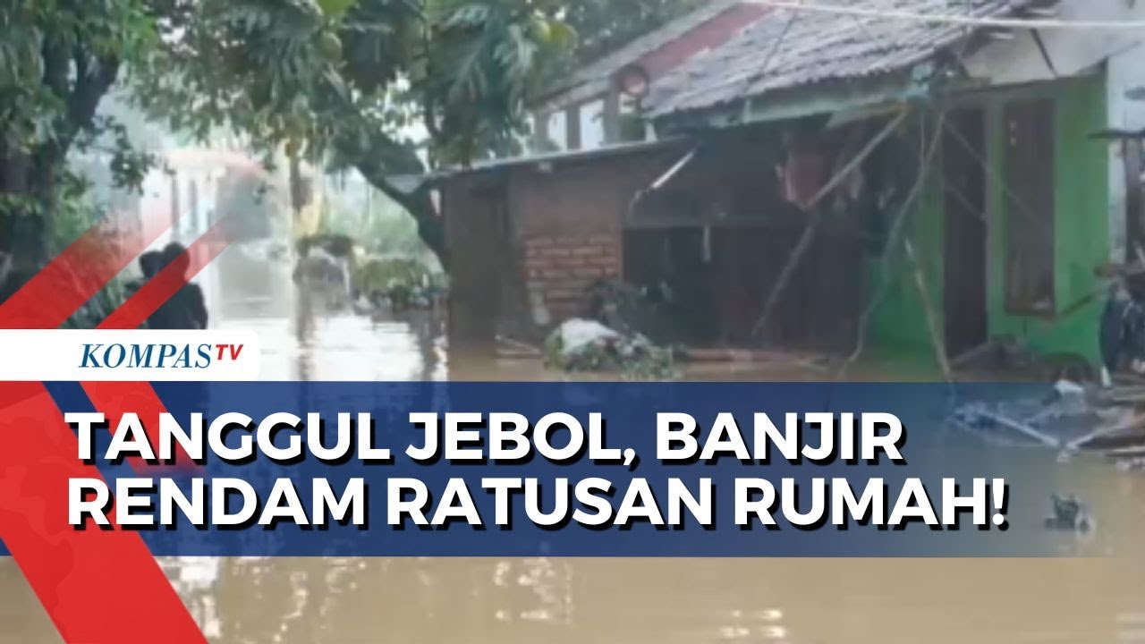 Tanggul Sungai Cikapundung Jebol! Ratusan Rumah Warga Di Kabupten ...