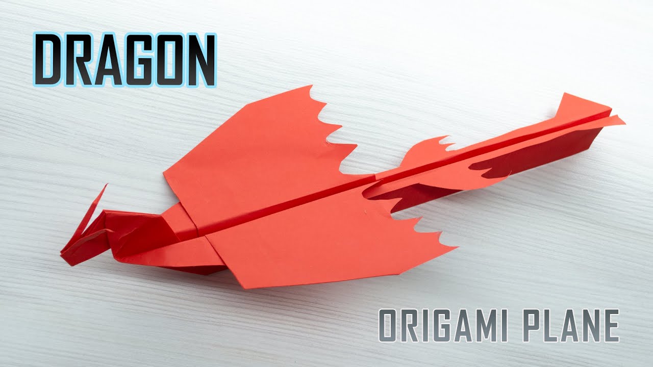 How To Make A Paper Dragon That Fly Far Youtube