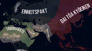 If Germany started WW2 in 1943 and won - TNO HOI4 Timelapse
