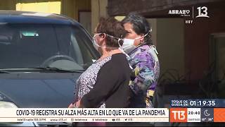 Casos COVID-19 en Chile registra su alza más alta de lo que va de la pandemia