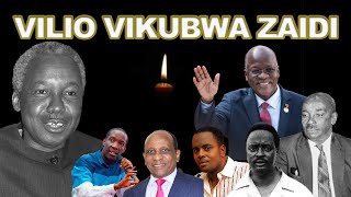 MISIBA NA VIFO 7 VILIVYOITIKISA TANZANIA NA KUACHA MAJONZI KWA WANANCHI MPAKA LEO HAIJASAHAULIKA