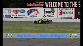 Cup Testing @ Stafford (Day 40) - NR2003 Gameplay