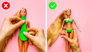 EASY BARBIE HACKS TO HAVE SO MUCH FUN!