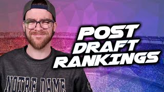 TOP 48 SUPERFLEX DYNASTY ROOKIE RANKINGS After The 2024 NFL Draft! | Fantasy Football Sleepers