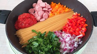 I put everything in a FRYING PAN and FORGOT! Eating without fuss for DINNER or LUNCH from simple