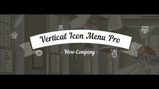 Wordpress plugin "Vertical Icon Menu Pro"
