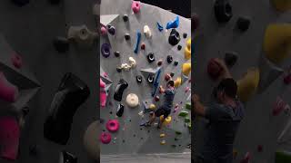 Learning to Climb: Fun V1 requiring a little reach