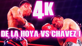 Oscar De La Hoya vs Julio Cesar Chavez I (Highlights) 4K