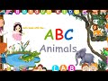 ABC Alphabet Animals – Learn the Alphabets, Animal Names with Bandu's Kids Lab #Bandu