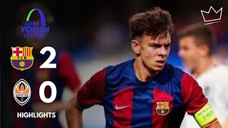 Highlights: FC Barcelona U19 vs Shakhtar Donetsk U19 | UEFA Youth League 23/24