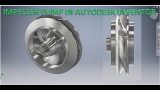 Impeller Pump Design in Autodesk Inventor || Inventor Drawing Tutorials || Cad Tutorials || Cad 3d