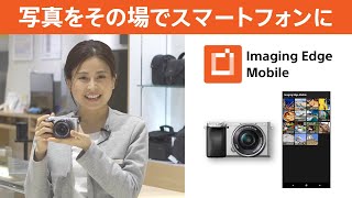 写真や動画をその場ですぐにスマートフォンに