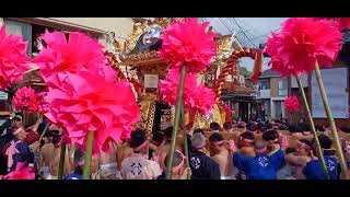 令和6年荒川神社秋祭り本宮井ノ口出立ち