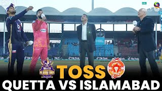 Toss | Quetta Gladiators vs Islamabad United | Match 13 | HBL PSL 8 | MI2A