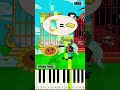 Heaven or Hell!! Will You Help Crazy Dave Punish Greedy Zombie? @HanaToons-ic6ce - Piano Tutorial