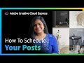 How to Schedule and Automate your Social Media Posts | Adobe Express