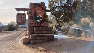 EP 122 - 4K Zion National Park Drive, January 2023