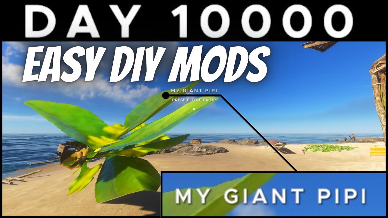 How To Easy Diy Mods Stranded Deep Youtube